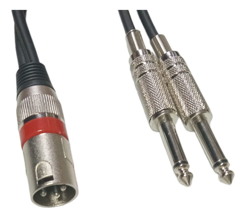 Cable Xlr Macho A 2 Plug 1/4 Mono Profesional 9mts