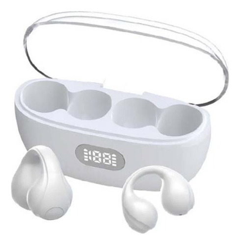 Fone Branco C/mic Bluetooth 5.3 Duplo Air Dots Ultra Slim