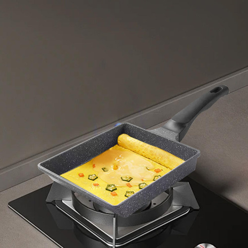 X Sartén Hogar Desayuno Retangle Utensilios De