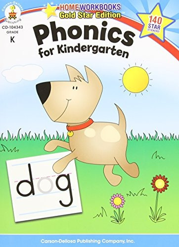 Phonics for Kindergarten, Grade K (Home Workbook), de Sin Especificar. Editorial Carson-Dellosa Publishing, tapa blanda en inglés, 0
