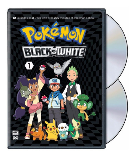 Pokemon Black And White Set 1 Uno 12 Episodios Serie Tv Dvd