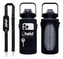 Comprar Termo Botella De 2 Litros Agua Deportiva Deporte Gym Gimnasio Fitness Viajes Oficina Universidad Trecking Pbold Con Estuche De Almacenamiento Bolsillo Porta Celular Llaves Y Cargaderas
