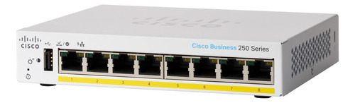 Cisco Business Cbs250-8pp-d Smart Switch 8 Puerto Ge Poe