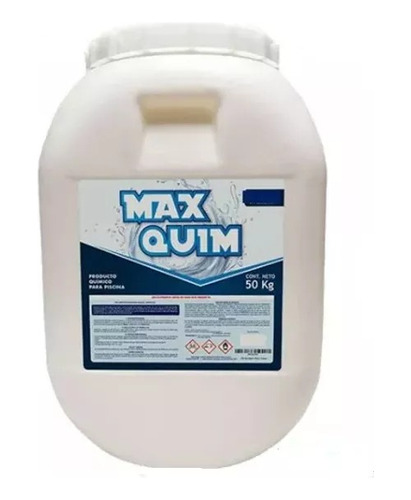 Maxquim Tricloro Polvo Para Alberca, 50 Kgs