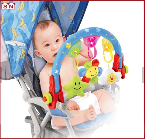 Móbile Arco Brinquedo Berço Carrinho Cercad Bebê Seguro Top