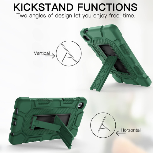 Funda Para Samsung Galaxy Tab A7 Lite Antigolpe Verde Alpino Verde