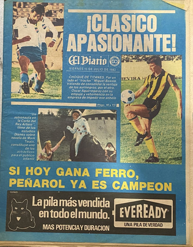 Revista El Diario Deportes, 1983, Clásico, Ez4 V1