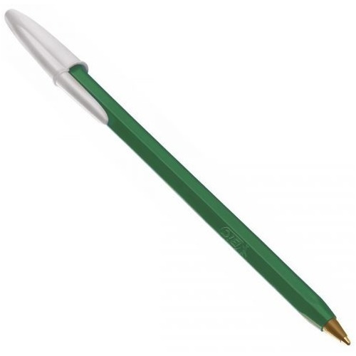 Bolígrafo Birome Bic Verde Opaco 1mm Trazo Medio (x250 Unid)