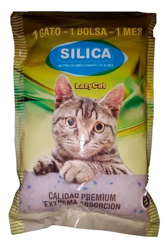 Piedra Piedritas Silica Lazy Cat 3,8 Litros Discovery Pet x 1510g de peso neto