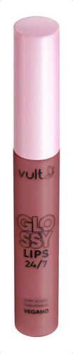 Batom Vult Glossy Lips 24/7 Rosado 5,2ml Acabamento Gloss