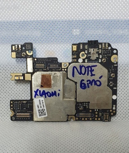Placa Xiaomi Note 6 Pro Sucata P/ Retirar Componentes