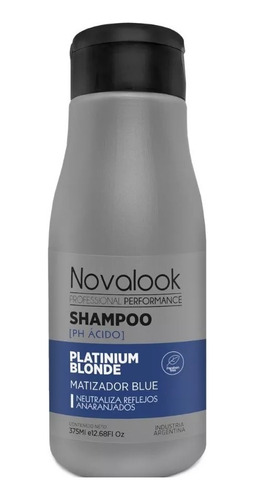 Shampoo Matizador Blue Novalook 375ml Factura A  Z/oeste