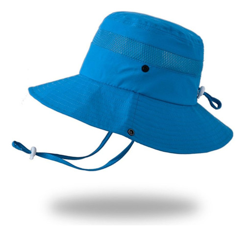 Sombrero De Sol De Ala Ancha Para Niños, Gorra De Playa, Uv