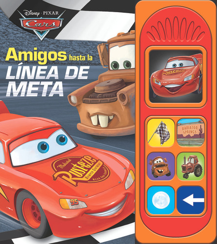 Libro Amigos Hasta La Linea De Meta Cars 7b Lsb - Cars