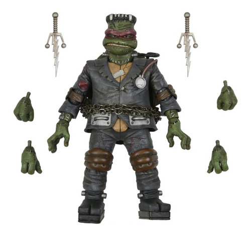 Figura Teenage Mutant Ninja Turtles Raphael As Frankenstein
