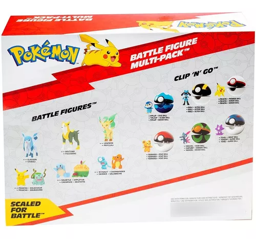 Pokemon Multipack Figuras De Batalha - Sunny Brinquedos - Alves Baby