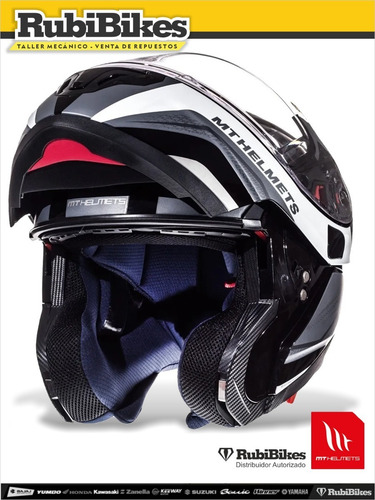 Casco Mt Rebatible Atom Con Lentes