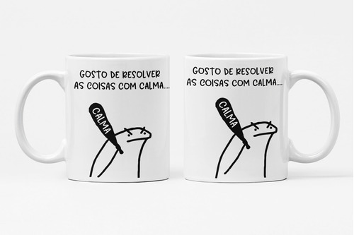 Caneca Flork Gosto De Resolver As Coisas Com Calma