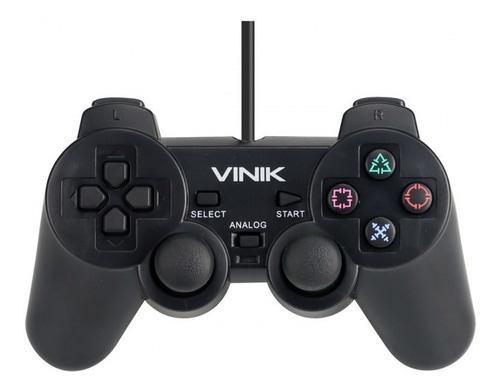 Controle Para Pc C/ Fio Usb Modelo Playstation 2 - Vinik