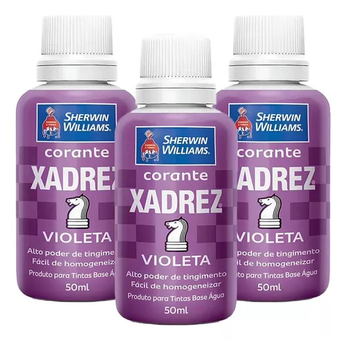 Caixa Com 12 Corante Líquido Xadrez 50ml Bisnaga Preto - Casa e