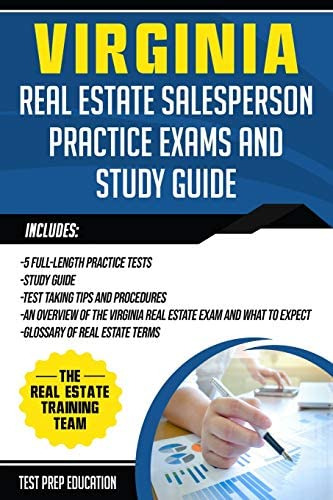 Virginia Real Estate Salesperson Practice Exams And Study Guide, De Real Estate Training Team, The. Editorial Real Estate Training Team, Tapa Blanda En Inglés
