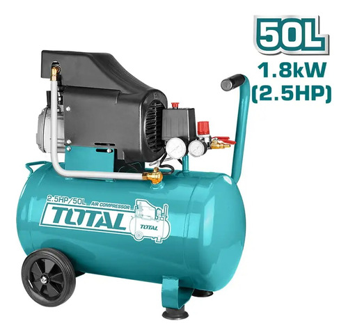 Compresor De Aire 50l 2,5hp Marca Total