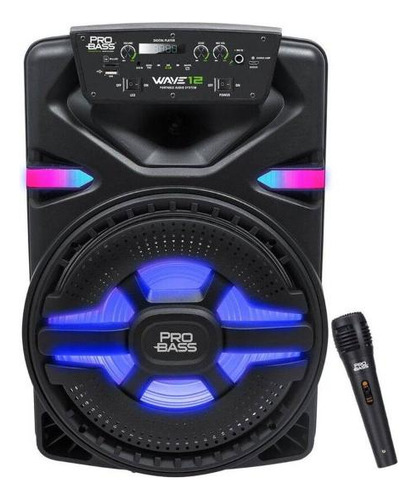 Parlante Con Bluetooth Portátil Probass Wave 12