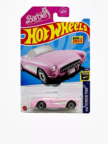 Hot Wheels 1956 Corvette 9/10 Barbie Hw Screen Time