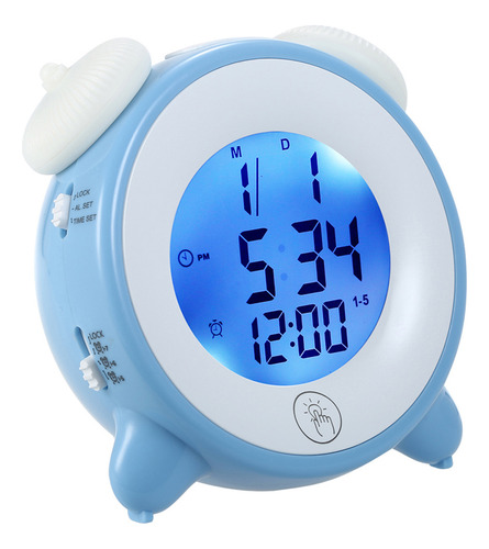 Despertador, Reloj Para Dormir Para Niños Con 7 Colores Camb