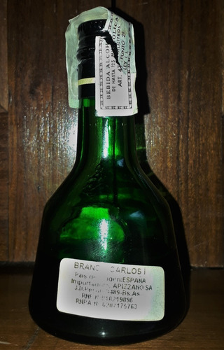 Botellita Brandy De Jerez Carlos I Pedro Domecq Cerrada (Usado)