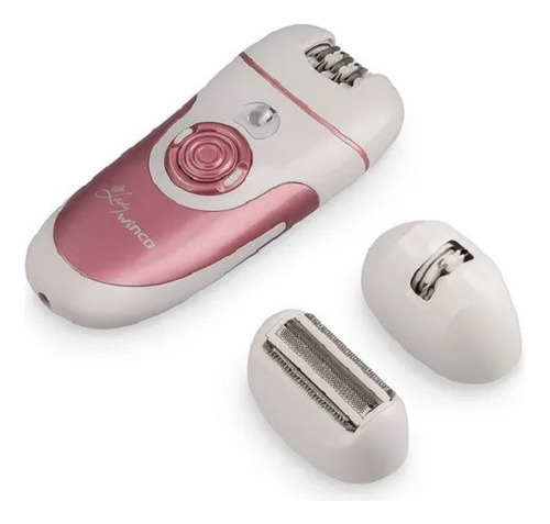 Depiladora Inalámbrica Winco 3 En 1 Recargable W107 Blanco Rosa
