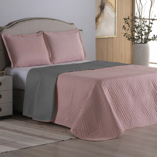 Kit Cobre Leito Queen Dupla Face 3 Peças 400 Fios Cama Box