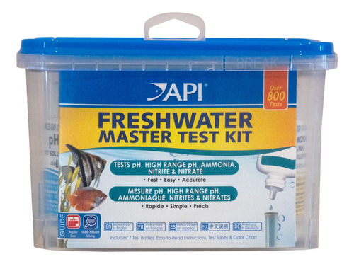 Master Tests Kit Api Acuario Ph Amoniaco Nitritos Nitrato