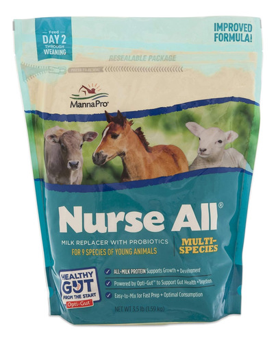 Manna Pro Nurse All Reemplazo De Leche Multiespecie Ideal Pa