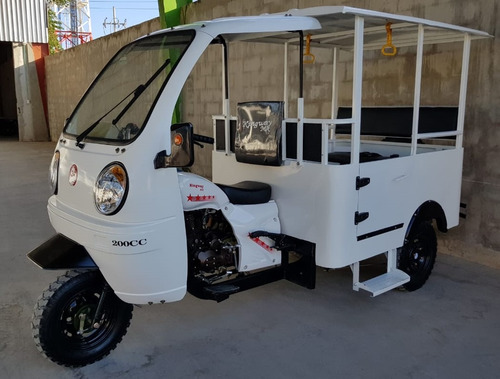 Imagen 4 de 11 de Mototaxi De Gasolina Con Puertas 5 Pasajeros 2022 Trimoto