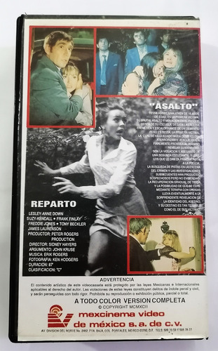 Asalto The Ravine Pelicula Formato Beta 1992 Cine Clasico (Usado)