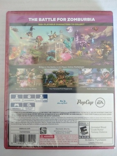 Imagen 3 de 7 de Plants Vs Zombies Garden Warfare 2 Ps4 Juego Físico Sellado