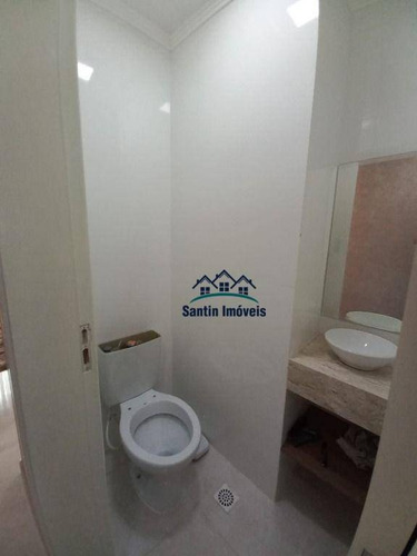 Imagem 4 de 30 de Sobrado *mobiliado E Decorado Com 3 Quartos, (01 Suíte ) Espaço Gourmet, 04 Vagas Cobertas À Venda, 150 M²- Vila Alto De Santo André - Santo André/sp - So0414