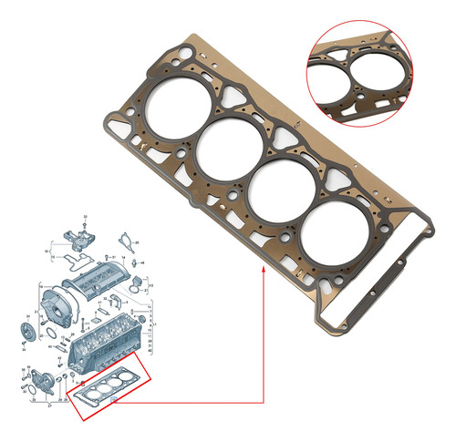 Kit De Juntas De Cilindro De Motor Para Audi A3 A4 Vw Jetta