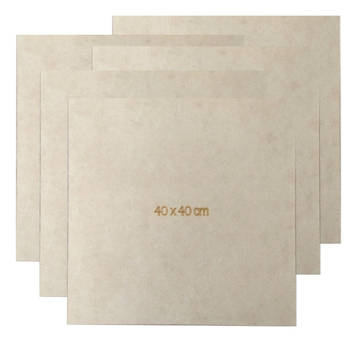 Cortes Placa Fibrofácil , Mdf 40x40 Por Unidad