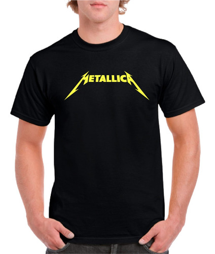 Polera Hombre Estampado Metallica /2024