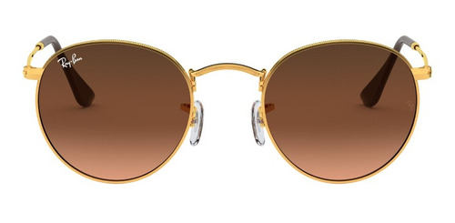 Lentes De Sol Round Metal Brown Ray-ban Rb34479001a5