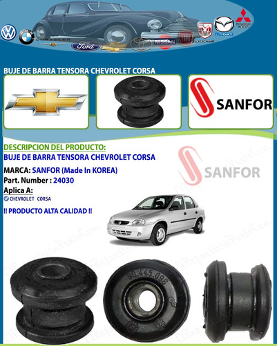 Buje De Barra Tensora Chevrolet Corsa