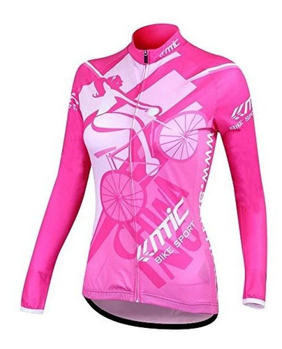 Santic Maillot De Ciclismo Camisetas De Manga Larga Para Muj