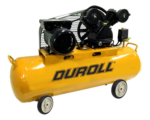 Compresor 3hp 100l Trifasico Duroll Bicilindrico