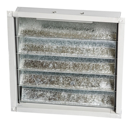 Persiana Metálica Móvil Extractor De Aire 45 Cm Baño/cocina Gatti Ventilación