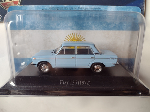 Auto De Colección Modelo Fiat 125 Más Fascículo Año 1972