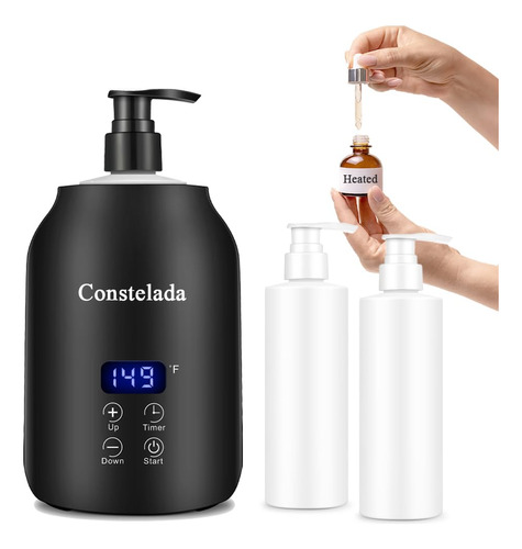 Constelada Calentador De Aceite De Masaje, Dispensador Profe