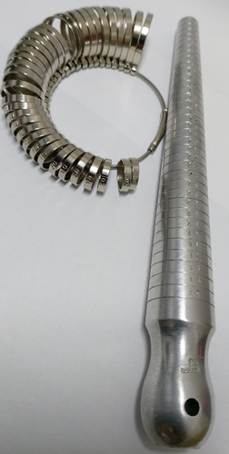 Medidor Cone+ Aneleira 02 Peça De Metal Barata