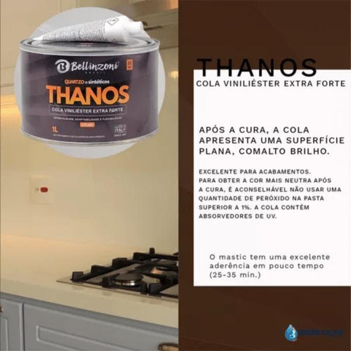 Pegamento sintético y cuarzo Thanos Bellinzoni, 1 litro